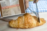 Frau kauft Croissant in Patisserie: Als sie plötzlich "Extra-Gebühr" zahlen soll, fällt sie aus allen Wolken