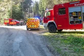 Unfall mit Pferdekutsche im Erzgebirge: Rettungshubschrauber im Einsatz