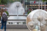 Pusteblumen-Brunnen an Prager Straße seit Tagen still: Was ist da los?