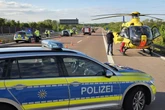 A9 gesperrt: Mehrere Autos krachen zusammen, Hubschrauber im Einsatz