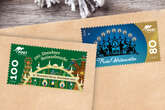 Neue Striezel-Briefmarke mit Weihnachts-Motiv