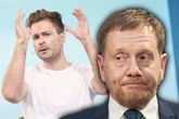 Interview-Wahnsinn: Bockiger Kretschmer sagt eine Minute gar nichts
