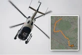 Polizeihubschrauber elbaufwärts Richtung Grenze unterwegs: Was ist da los?