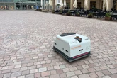 Müllroboter in Chemnitz unterwegs: Neue Kehrmaschine wird getestet