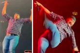 Country-Sänger rutscht auf dem Handy eines Fans aus: "Mein Anwalt wird anrufen"