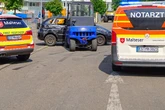 Fünf Verletzte, darunter Kinder: Auto überschlägt sich bei Stuntshow