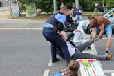 Klimakleber am Dienstag vor Chemnitzer Amtsgericht