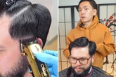 Mann geht kurz vor seiner Hochzeit zum Friseur und hat nur einen Wunsch