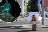 Seltene Ehre: Besondere Ampel würdigt frühere DDR-Sportler