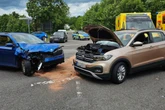 Zwei Verletzte nach Crash auf Bundesstraße in Chemnitz