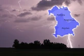 Vor sonnigem Wochenende: Gewitter und Unwetter kühlen Bayern noch einmal runter