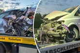 Besoffener 25-Jähriger kracht mit Mercedes in Pannen-Auto, Fahrer flüchtet