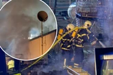Holzpaletten abgefackelt: Großer Brand auf Baumarkt-Gelände in Sachsen