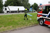 Bundesstraße nach Lkw-Unfall voll gesperrt