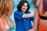 Vor laufender TV-Kamera: Jungfrau Darius fasst zwei Frauen unter den Bikini
