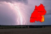 Starkregen, Hagel und Sturmböen: DWD warnt vor Gewittern im Südwesten