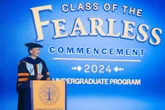 Chủ tịch Đại học Fulbright Việt Nam nhắn sinh viên ra trường giữ tinh thần 'không sợ hãi'