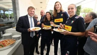 Volley e pasta, binomio vincente nel segno delle azzurre