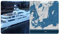La yacht di Putin Graceful riaccende il transponder e riappare al largo della Danimarca