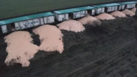 VIDÉO. Pologne : 160 tonnes de céréales en provenance d’Ukraine déversées sur les voies ferrées