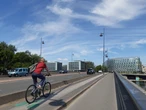Hauts-de-Seine : plus de 5 000 passages de vélos sur le pont d’Issy enregistrés en une seule journée
