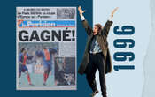 9 mai 1996 : le PSG et la Coupe d’Europe font escale au siège du Parisien