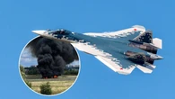 Katastrofa Su-57 pod Moskwą. Rosjanie mogli zestrzelić własny myśliwiec