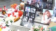 Un improvisado altar en la Rambla de Barcelona rinde homenaje al cantante Liam Payne