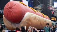 How many hot dogs could fit inside the world’s largest hot dog sculpture? We did the math.