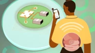 A berry-sized thermometer measures body temp. But you have to eat it.