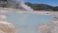 Yellowstone geyser creates a new natural hot tub