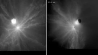 Crashing into an asteroid creates chaotic space boulders