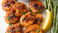What's for dinner? Easy grilled BBQ shrimp