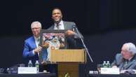 Michael Strahan in Texas Sports Hall of Fame