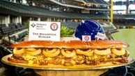 Texas RangersNew over-the-top ballpark foods and drinks around the league debut on Opening DayA 2-foot boomstick burger, donut popcorn milkshake, poutine hot dogs and more!3/30/2023 01:50:56 EDT
