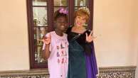 Girl goes viral for signing with Disney princess