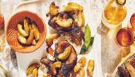 Aubrie Pick Chef Tanya Holland's apple cider pork chops and pimento cheese popoversThe 