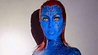 Kim Kardashian morphs into Mystique from 'X-Men'