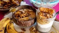 Bananas Foster-inspired chia pudding recipe
