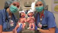 Twin babies share names with their nurses