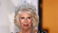Queen Camilla wears tiara in 1st state visit