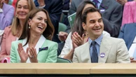 Princess Kate sits with Roger Federer at Wimbledon