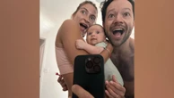 @pashapashkov/InstagramPasha Pashkov shares silly moment with wife Daniella Karagach, daughter Nikita"Morning selfies."7/24/2023 05:50:32 EDT