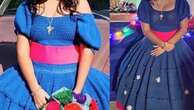 15-year-old crochets her own quinceanera dress