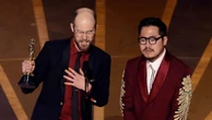 Teacher reacts to getting a shoutout at Oscars