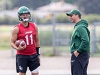 Green again: After a two-year departure, Huskies' Nyhus is back — and busy