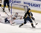 Gigantic Oilers goalie prospect crushing it in playoffs, but is his way to NHL blocked?
