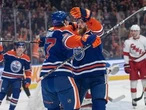 Hyman scores a hat trick as Oilers win season-high fifth in a row