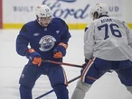 Which Oilers prospects stood out in rookie Battle of Alberta?