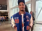 NFL star Chuba Hubbard cheers on his hometown Oilers